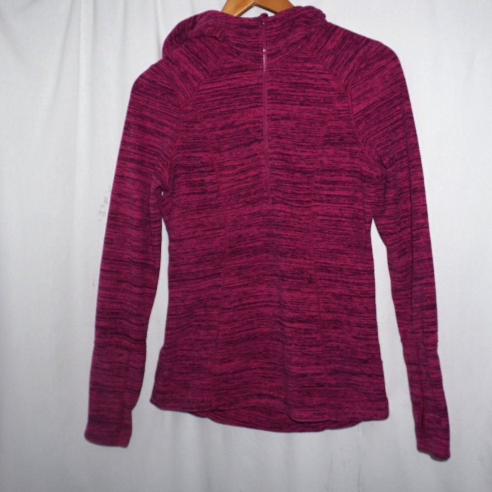 Zella 1/2 zip Zella fleece hoodie S magenta pink